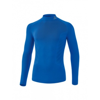 Erima Functional Underwear Long Sleeve Athletic with Collar (seamless) royal blue Men